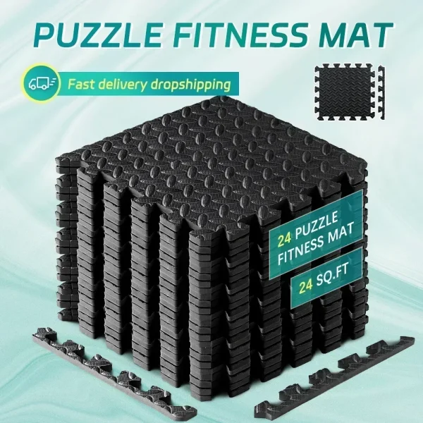 8/16/24 Pcs Fitness Non-slip Carpet